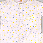 Load image into Gallery viewer, Unisex Star Print Cotton Muslin Nightsuit for Kids - CuddlesClothing