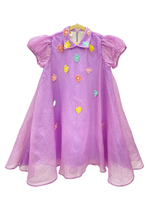Load image into Gallery viewer, Lavender Dreams Organza Party Dress - CuddlesClothing