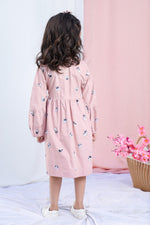 Load image into Gallery viewer, The "Pup-arazzi" Shirt Dress For Girls - CuddlesClothing