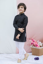 Load image into Gallery viewer, Boys Premium Cotton Pathani Kurta Pajama Set - CuddlesClothing