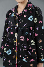 Load image into Gallery viewer, "Midnight Sparkle" Children’s Nightsuit - CuddlesClothing