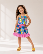 Load image into Gallery viewer, Floral Cotton Top & Skirt Set with Pintuck Details