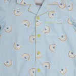 Load image into Gallery viewer, Pastel Rainbow Print Cotton Nightsuit - CuddlesClothing