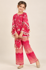 Load image into Gallery viewer, Gulabi Noor Cape Co-ord Set