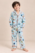 Load image into Gallery viewer, Little Cricketer Soft Cotton Nightsuit