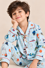 Load image into Gallery viewer, Little Cricketer Soft Cotton Nightsuit