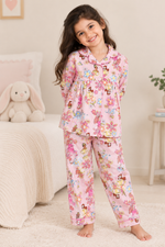 Load image into Gallery viewer, Barbie Bloom Cotton Poplin Nightsuit
