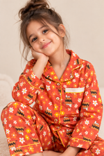 Load image into Gallery viewer, Snoopy Meadow Cotton Muslin Nightsuit