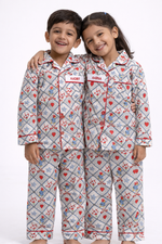 Load image into Gallery viewer, Paddington Bear Print Cotton Nightsuit - CuddlesClothing