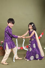 Load image into Gallery viewer, Jamuni Bandhani Modal Satin Lehenga Set