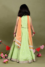 Load image into Gallery viewer, Gulnaar Pista Lehenga Set