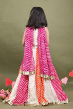 Load image into Gallery viewer, Ghoomar Leheriya Chanderi Lehenga Set
