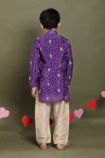 Load image into Gallery viewer, Jamuni Bandhani Modal Satin Kurta Pajama Set