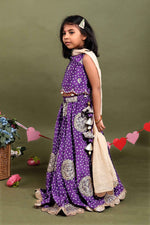 Load image into Gallery viewer, Jamuni Bandhani Modal Satin Lehenga Set
