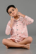 Load image into Gallery viewer, "Let’s Go To The Moon" Kids Nightsuit Set - CuddlesClothing