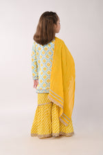 Load image into Gallery viewer, Premium Cotton Printed Sharara Set for Girls - CuddlesClothing