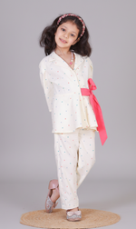 Load image into Gallery viewer, Girls Heart Print Corduroy Co-ord Set - CuddlesClothing