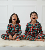 Load image into Gallery viewer, Kids Mickey Mouse Flannel Nightsuit Set - CuddlesClothing