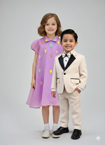 Load image into Gallery viewer, Lavender Dreams Organza Party Dress - CuddlesClothing