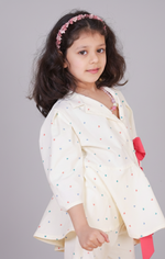 Load image into Gallery viewer, Girls Heart Print Corduroy Co-ord Set - CuddlesClothing