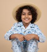 Load image into Gallery viewer, Tropical Beach Print Cotton Nightsuit - CuddlesClothing