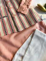 Load image into Gallery viewer, Kids Peach Nehru Jacket Set - Indian Ethnic Wear - CuddlesClothing