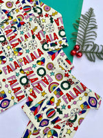 Load image into Gallery viewer, Kids Falala Christmas Flannel Nightsuit - CuddlesClothing
