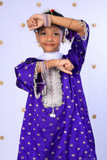 Load image into Gallery viewer, Rajwada Jamuni Ensemble For Girls - CuddlesClothing
