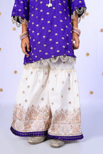 Load image into Gallery viewer, Rajwada Jamuni Ensemble For Girls - CuddlesClothing