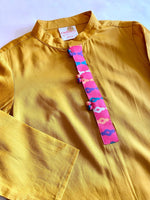 Load image into Gallery viewer, Sunshine Boys Mustard Cotton Satin Kurta Pajama Set - CuddlesClothing