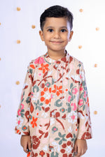 Load image into Gallery viewer, Boys' Floral Patola Kurta & Dhoti - CuddlesClothing