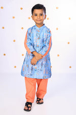 Load image into Gallery viewer, Morbagh Kurta Set For Boys - CuddlesClothing