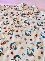 Load image into Gallery viewer, Girls Organic Cotton Unicorn Print Nightsuit Set - CuddlesClothing