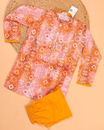 Load image into Gallery viewer, Printed Modal Satin Kurta Pajama Set for Boys - CuddlesClothing