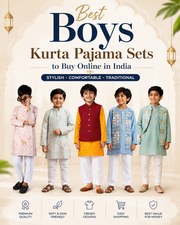 Best Boys Kurta Pajama Sets to Buy Online in India - CuddlesClothing
