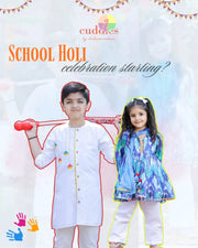 Celebrate Holi in Style: Why New Clothes Make the Festival Special for Kids - CuddlesClothing