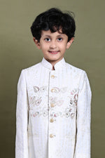 Load image into Gallery viewer, Gulzaar Ivory Embroidered Jodhpuri Set