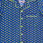 Load image into Gallery viewer, Blue Race Car Print Cotton Nightsuit for Boys - CuddlesClothing
