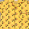 Sunny Yellow Mickey Mouse Cotton PJ Set for Kids