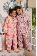 Load image into Gallery viewer, Barbie Bloom Cotton Poplin Nightsuit