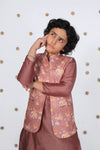 Royal Tales Silk Jacket with Chanderi Kurta Set