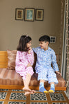 Roar to Bed: Comfortable Animal Print Nightsuit for Kids