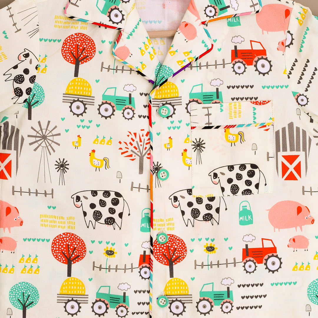 Baa-Baa Bedtime PJ Set For Kids - CuddlesClothing