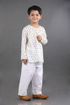 Dino Land Printed Kurta Style PJ Set