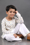 Dino Land Printed Kurta Style PJ Set
