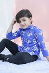 Space Lovers Printed Short Kurta