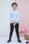 Hawaii Jam Printed Kurta Style Shirt For Boys
