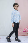 Hawaii Jam Printed Kurta Style Shirt For Boys