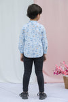 Hawaii Jam Printed Kurta Style Shirt For Boys