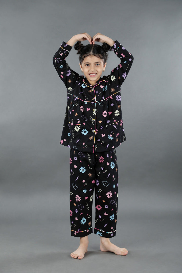 "Midnight Sparkle" Children’s Nightsuit - CuddlesClothing